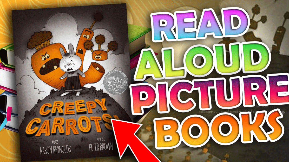 readingdenwshen's tweet photo. Jasper the rabbit is convinced these carrots are ALIVE! Everywhere he  turns they're creeping after him. How will he deal with this creepy  carrot catastrophe? Follow along and lets find out together! #readaloud #picturebooks #Halloween 
https://t.co/FLDUDTD4mT https://t.co/Wn6iTkBFuB
