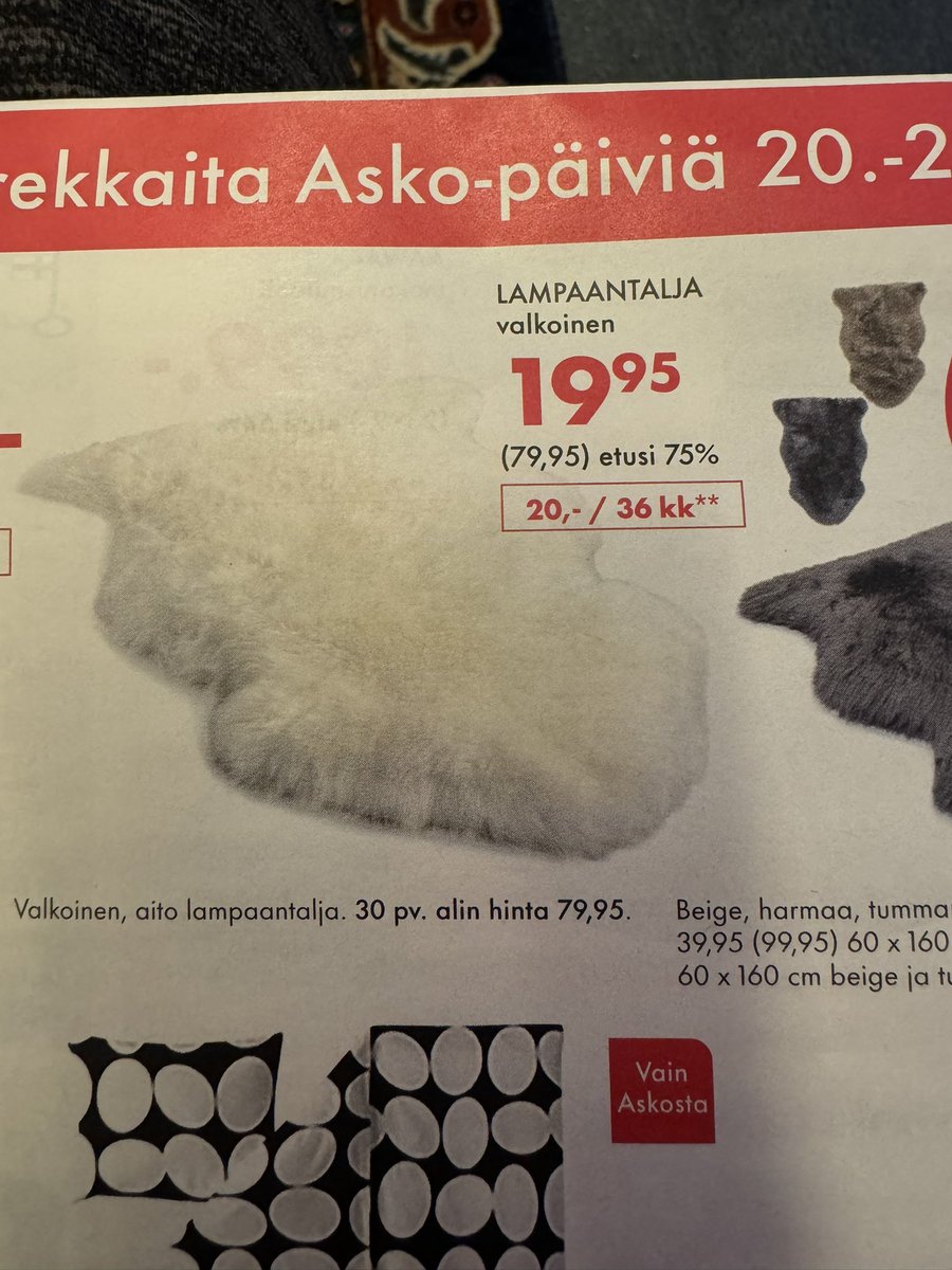 Pitäiskö ostaa osissa?