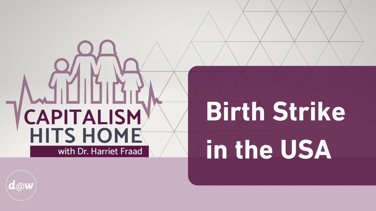 democracyatwrk's tweet photo. All new episode of #CapitalismHitsHome with @DrHarrietFraad "Birth #Strike" available now here: https://t.co/ruf98qURId 
#capitalism #feminism #economics #mentalhealth #democracyatwork #politics #socialreproduction https://t.co/TtUp6Gxc7S
