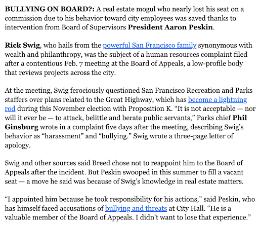 SFBlueprint_'s tweet photo. Wondering how much it costs to buy a commission seat? @AaronPeskin gave one away for $5,500 in campaign donations.

Commission corruption is nonstop in this City. Vote Yes on D to break the cycle.