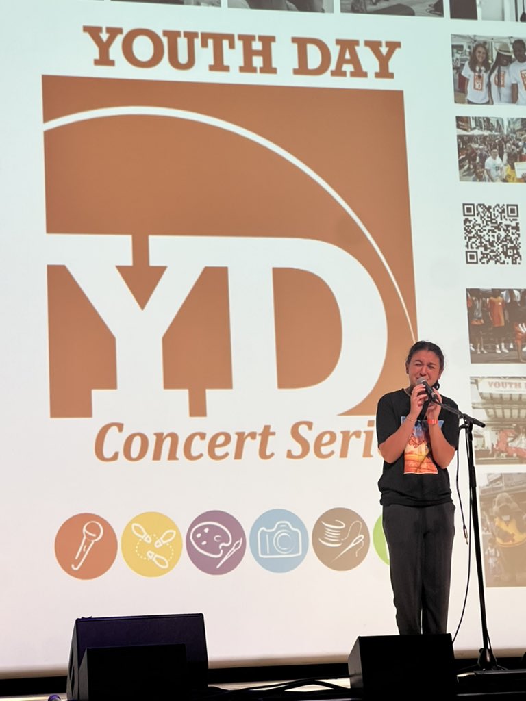 Selena Villa on her sound check, vibing! #YDGlobal #TDMusicHall #SelenaVilla