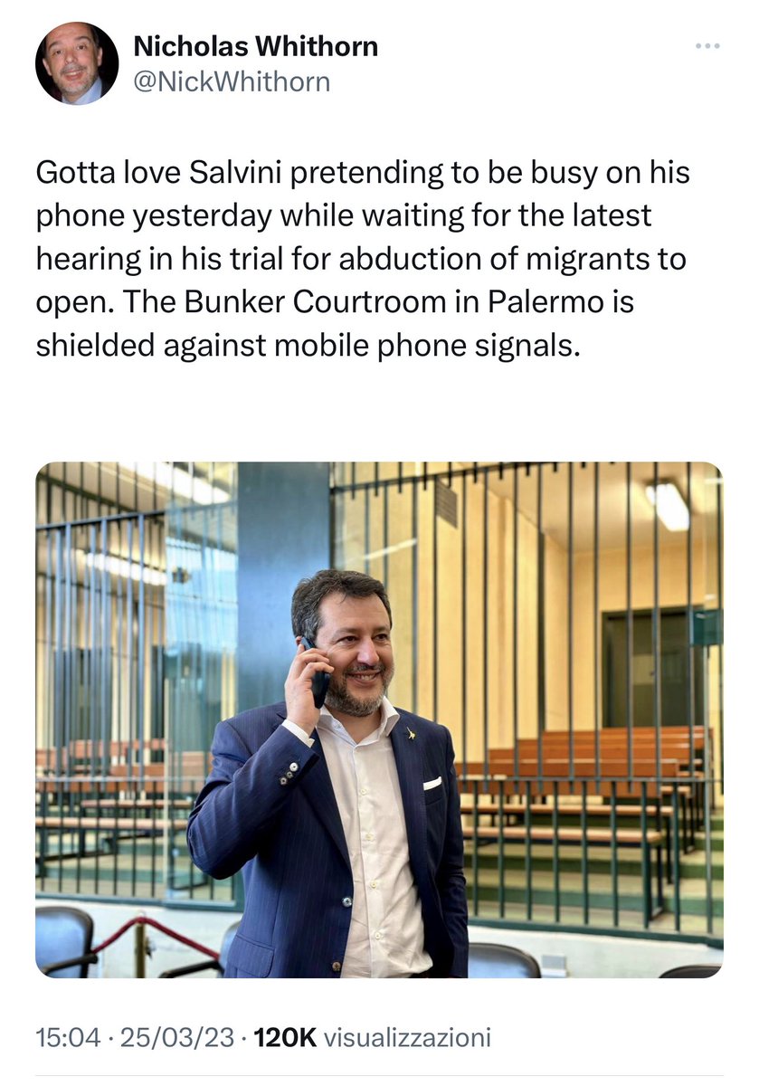 Sputtanamento internazionale.