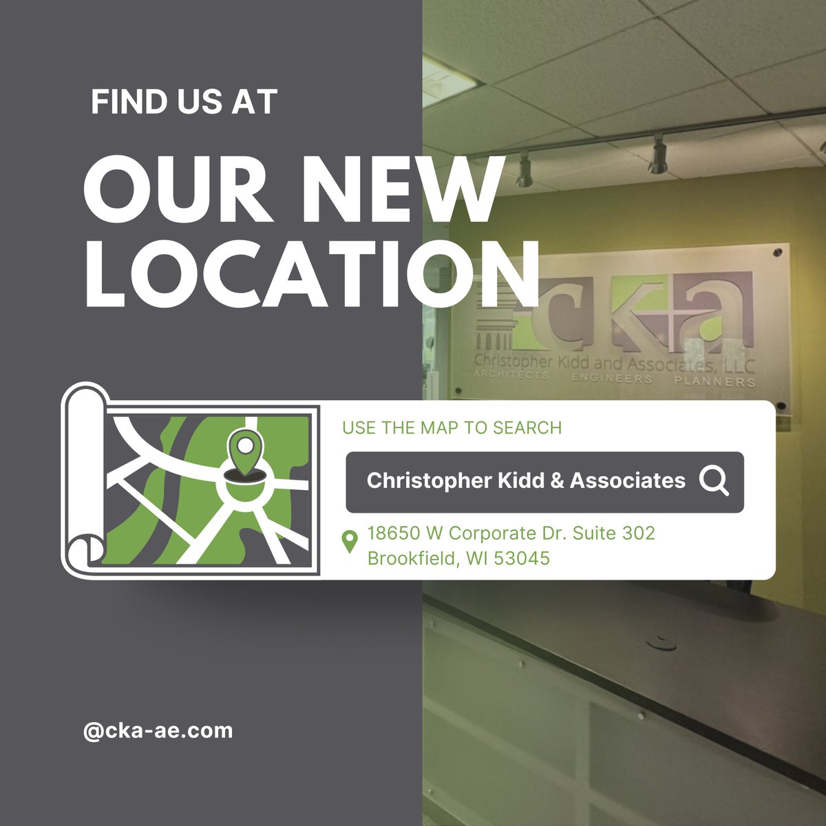 cka_ae's tweet photo. It has been an exciting new chapter for our team
as we've settled into our new space! We are looking
forward to designing, creating, and innovating together
in this fresh environment! #architects #engineers
#planners https://t.co/nt9CYwsjdX