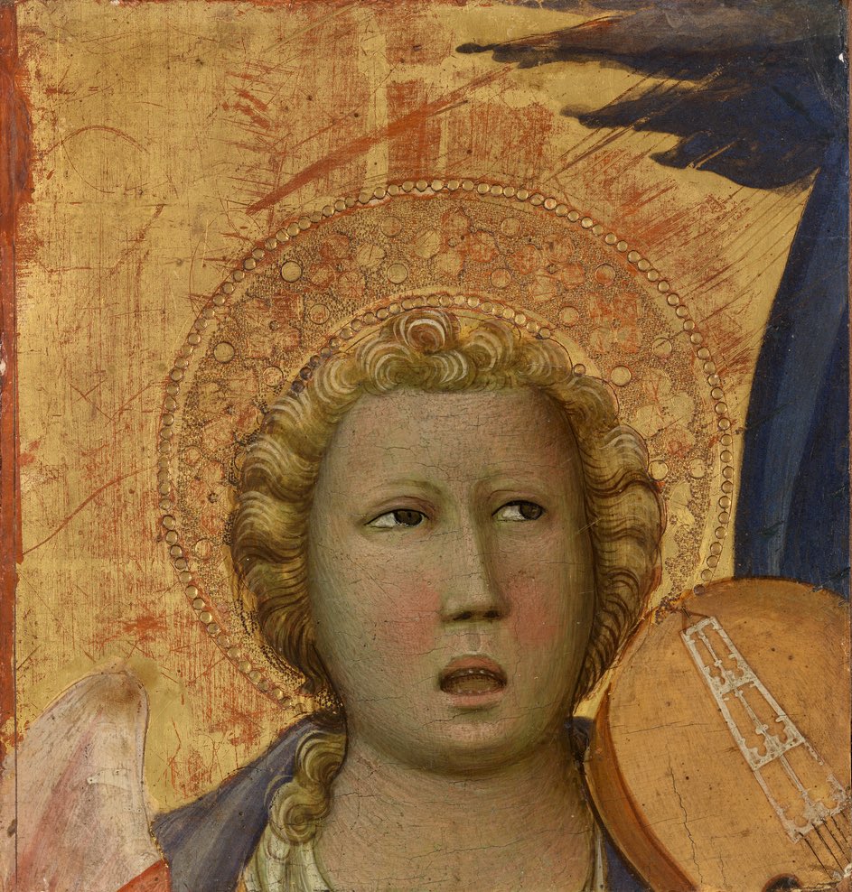Our face when they send an email at 4:55pm. 

🎨 Gherardo Starnina. Head of an Angel, c. 1404-7, Tempera and gold on panel. The Barnes Foundation, BF1003.