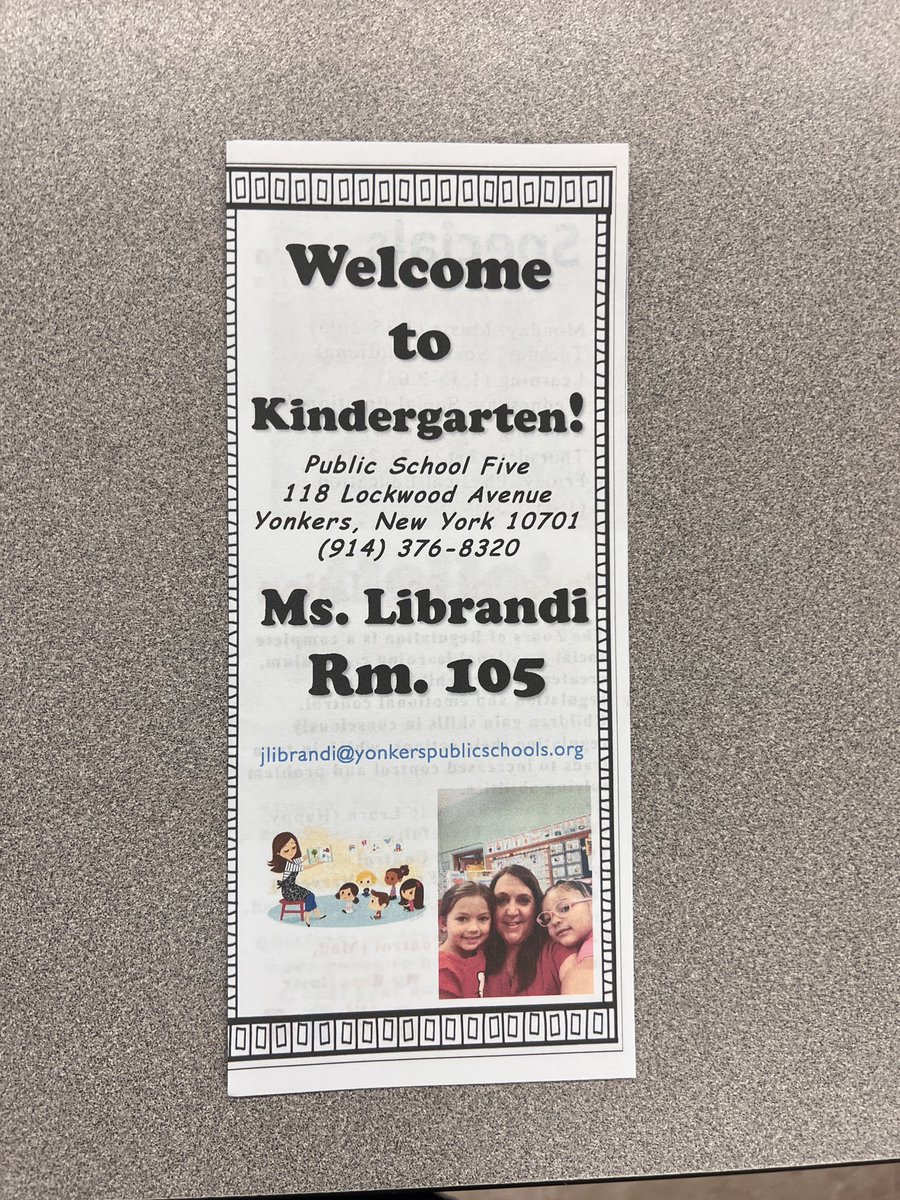 Maestrajenn's tweet photo. We are so excited to welcome families to our school! 🏫 #MeetTheTeacher #BackToSchoolNight #School5Magic @School5Yonkers @PtaSchool5 @YonkersSchools https://t.co/o1HpMDYvfN