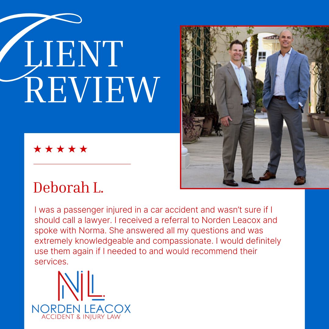 Thank you so much, Deborah! We're honored to have earned your trust!

When you're unsure where to turn after an accident, having a compassionate and knowledgeable team on your side makes all the difference. We're here to guide you every step of the way. 🌟 Call us for your FREE