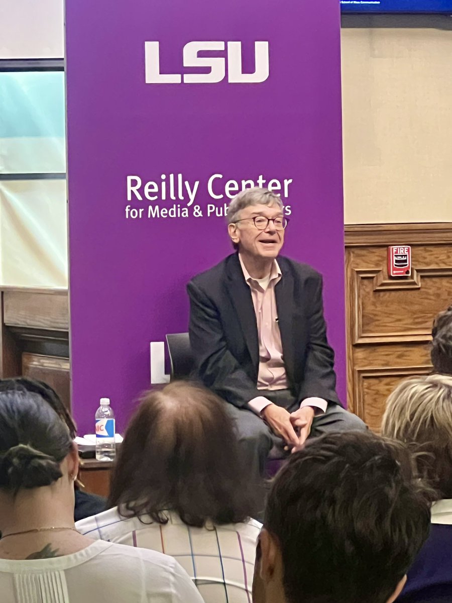 Happening right now in the Holliday Forum <a href="/ManshipSchool/">LSU Manship School of Mass Communication</a>! Charlie Cook from the #CookPoliticalReport moderates a <a href="/ReillyCenter/">Reilly Center</a> panel on the 2024 Presidential Election.