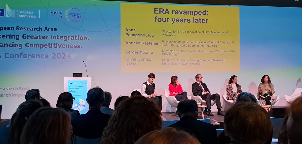 PacoColomer's tweet photo. European Research Area #ERAconference in Brussels, to make the "Fifth freedom" a reality. Tomorrow the plenary meeting of ERA Forum to define the policy agenda 202t-2027. https://t.co/2m1pwAdHbM