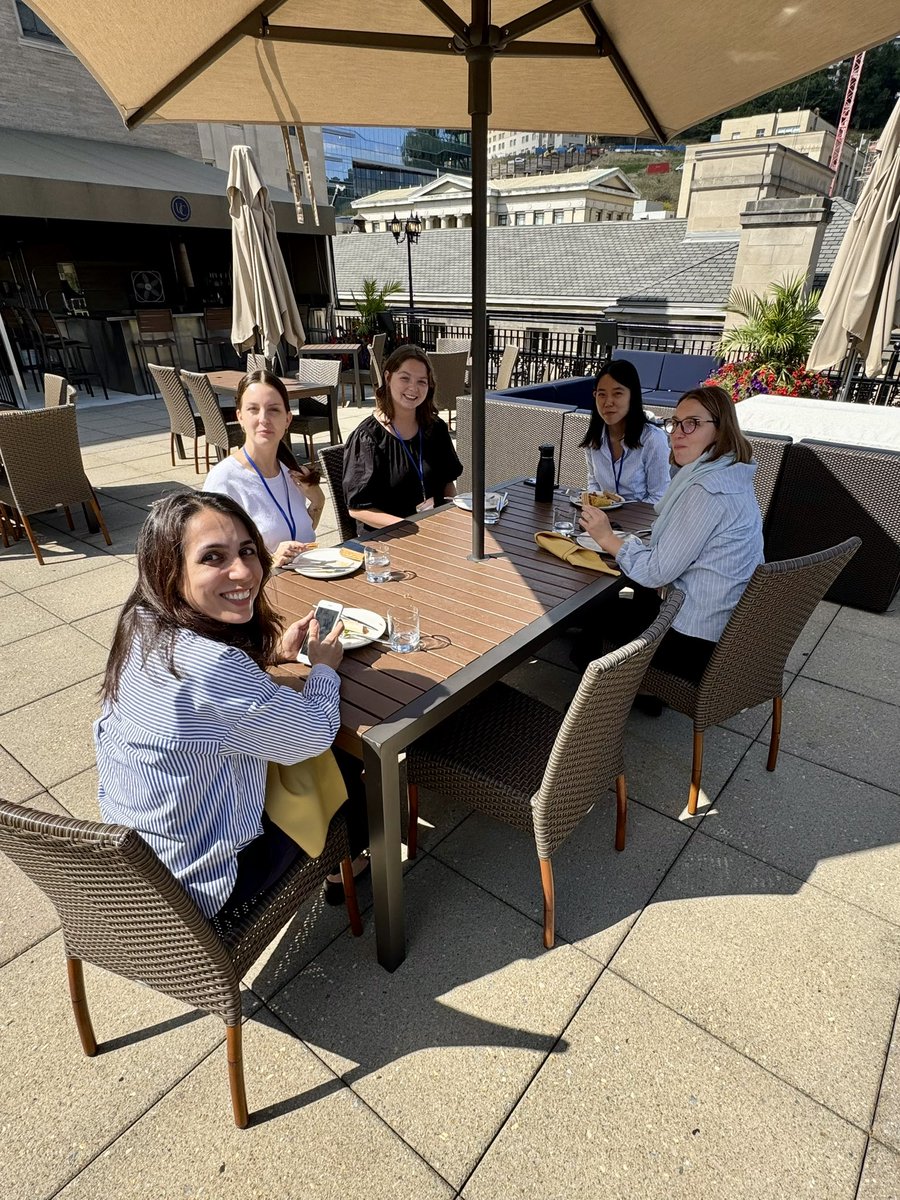 Eickelberg_MD's tweet image. Some lunch vibes with our Cathy in view from the 2024 Pittsburgh International Lung Conference #PILC2024 @PittTweet University Club. Couldn’t ask for a better day, venue, or company.
