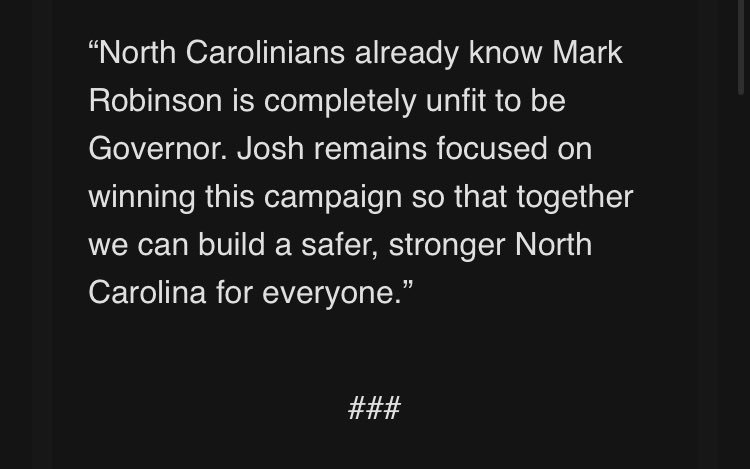 Michael Hyland (@michaelwncn) on Twitter photo INBOX: Comment from <a href="/JoshStein_/">Josh Stein</a> campaign about the @cnn story #ncpol <a href="/WNCN/">CBS 17</a> <a href="/Queen_City_News/">Queen City News</a> <a href="/wnct9/">WNCT</a> <a href="/myfox8/">FOX8 WGHP</a> INBOX: Comment from <a href="/JoshStein_/">Josh Stein</a> campaign about the @cnn story #ncpol <a href="/WNCN/">CBS 17</a> <a href="/Queen_City_News/">Queen City News</a> <a href="/wnct9/">WNCT</a> <a href="/myfox8/">FOX8 WGHP</a>
