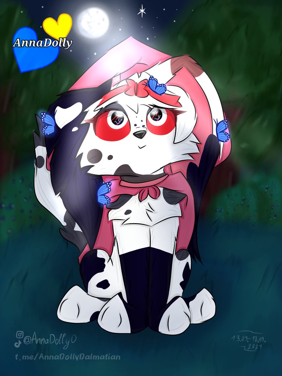 AnnaDolly023628's tweet photo. Ruffette? Helluva Dalmatian, from the 8th episode of "Helluva Boss"! In my drawing style! She's really look like Dolly Dalmatian❤️
#101DS #101DalmatianStreet #HelluvaBoss #HelluvaBossFanart
#Ruffette #RuffetteHelluvaBoos #Viziepop #ВулицяДалматинців101 #ПекельнийБос #AnnaDolly https://t.co/ZsuFXnNuQF