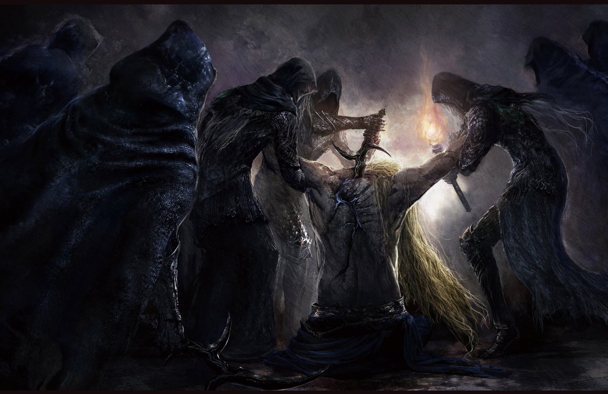 Beware now fellas. The next Fanarts that will join my Elden Ring compendium will be related for those who live in Death ☠️:
1- Lichdragon Fortissax
2- Godwyn the Golden on the Night of the Black Knives, the first Demigod to perish..

#ELDENRING