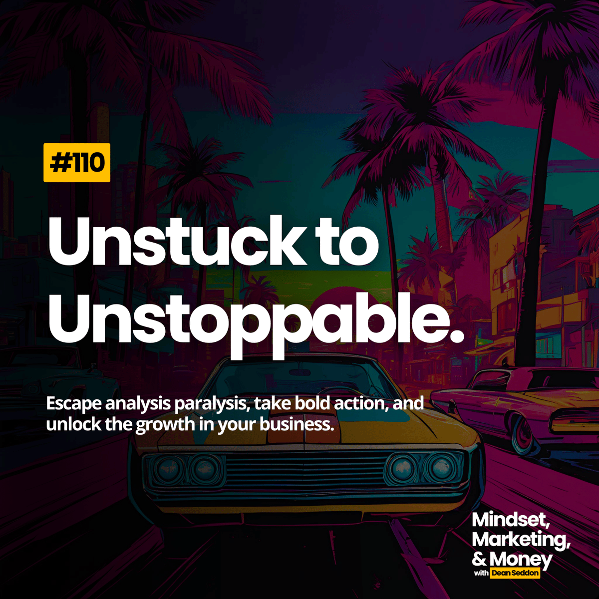 Overthinking is killing your growth. 

Stop thinking, start doing. 

Listen to the latest Mindset, Marketing, &amp; Money Podcast episode and get unstuck.

DEANSEDDONio.podbean.com/e/ep-110-stuck…