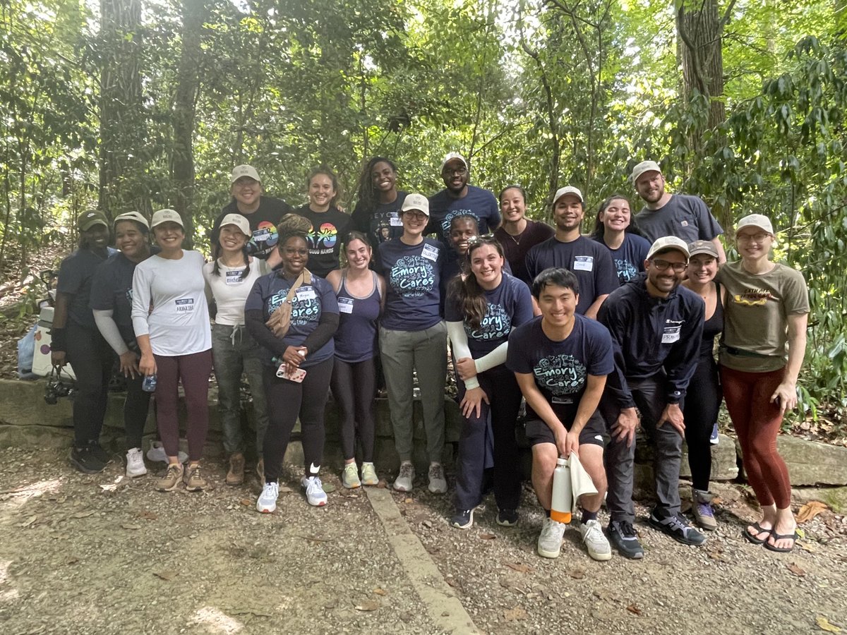 ⁦What a treat to spend a morning at #fernbankforestoutside with our ⁦ ⁦<a href="/emory_urology/">Emory Urology</a>⁩ residents &amp; faculty for our annual #serviceday. 🙏 #EmilyBohannon #emorycares and the amazing team at ⁦<a href="/FernbankMuseum/">Fernbank</a>⁩ for making it happen 🌲 🌱 🌳