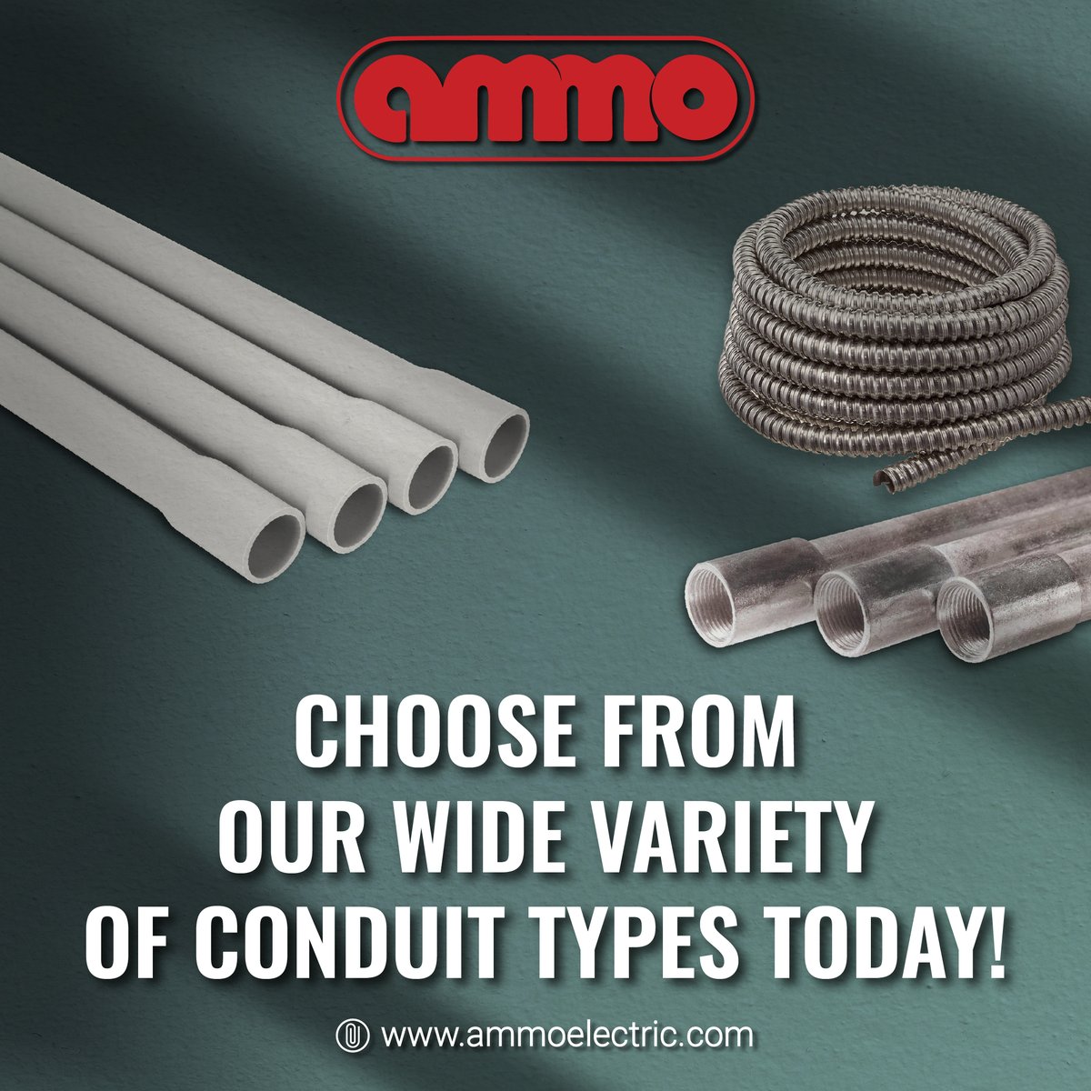 ammo_electric's tweet image. We offer all types of conduit for your needs: rigid, intermediate and flexible metal conduits, electrical metallic and non-metallic tubing, liquid-tight flexible metal, and rigid PVC conduit. 

ammoelectric.com/product-catego…

#AmmoElectric #RigidConduit #ElectricalSolutions #Durability