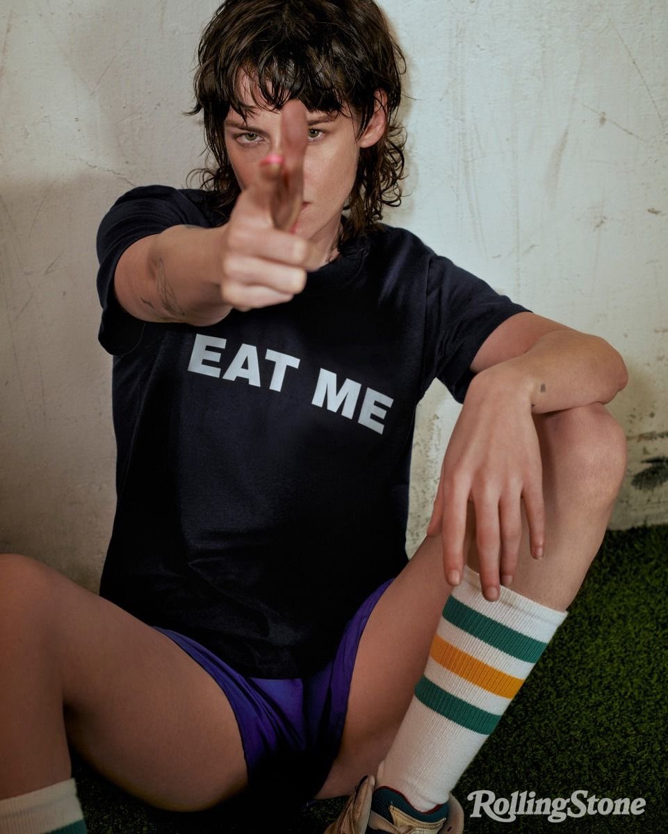 thank you so much kristen stewart rolling stone photoshoot for love lies  bleeding promotions (2024), image size:961x1200