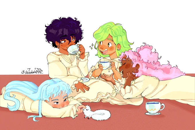 fairy tea before bedtime #witchhatatelier #Δ帽子 