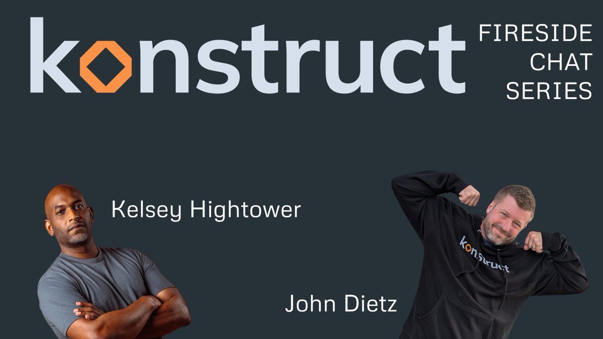 konstructio's tweet photo. Last week, our CEO @vitamindietz had the privilege to sit down with @kelseyhightower to discuss the cloud native space, and the tech industry in general while we were at @CivoCloud Navigate in Berlin.

So many insightful answers &amp; comments from Kelsey 🙌

https://t.co/iv8Uynlm25 https://t.co/MluHPg9g55