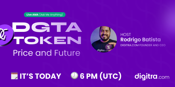 Digitra_com's tweet photo. It’s today at 6 PM UTC! 🔥
Learn from our #CEO @rodrigotbatista how to boost your investments with the $DGTA token.
🎁 We’ll pick the top 3 questions from the live chat to win 500 #DGTA tokens!
🔗 Confirm your attendance: https://t.co/ZRYb8h22Qn
#dgta #digitra #askmeanything https://t.co/xWaBbpZsqP