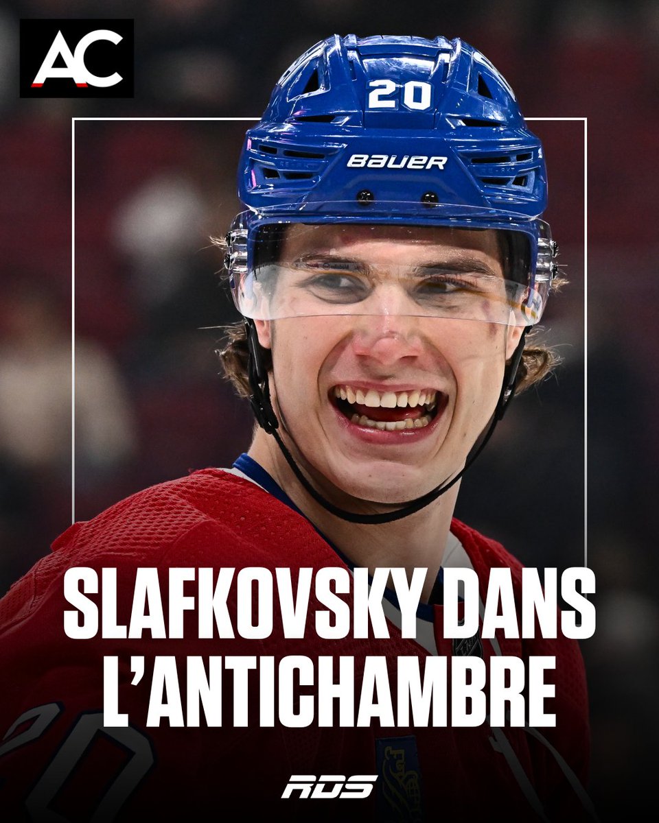 Juraj Slafkovsky sera dans nos studios demain dès 22h sur les ondes de RDS !  📺