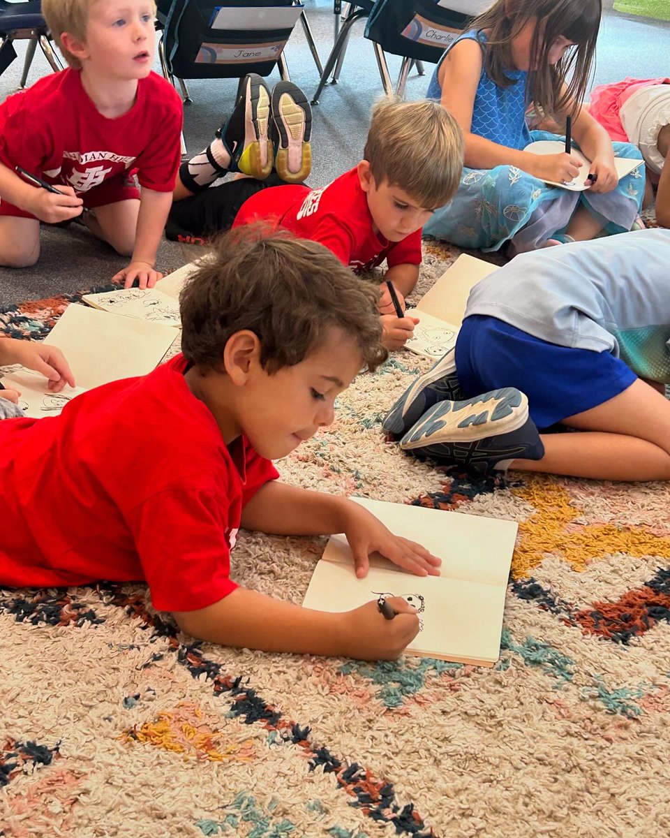 Mrs. Wise’s class explores being authors and storytelling through illustrations! #ihpromise <a href="/IHSchools/">Indian Hill Schools</a> @Primary_PrinIH @<a href="/EigherIh/">Nate Eigher</a>