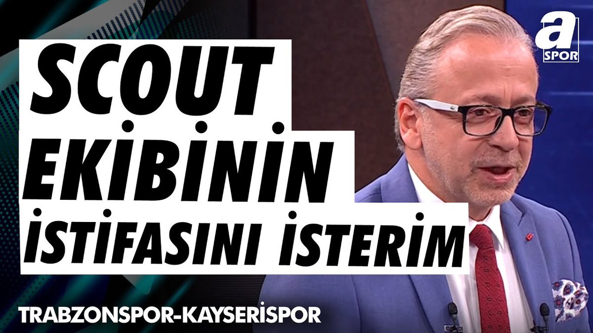 🗣️ Zeki Uzundurukan: "Transfer tahtası kapalı olan Kayserispor, 13 yeni transfer yapmış Trabzonspor'a futbol dersi veriyor. Ertuğrul Doğan'ın yerinde olsam, scout ekibini çağırır istifasını isterim. Bu kadar kötü ve sıradan oyuncuların alınmasına nasıl onay verdi?" (A Spor)