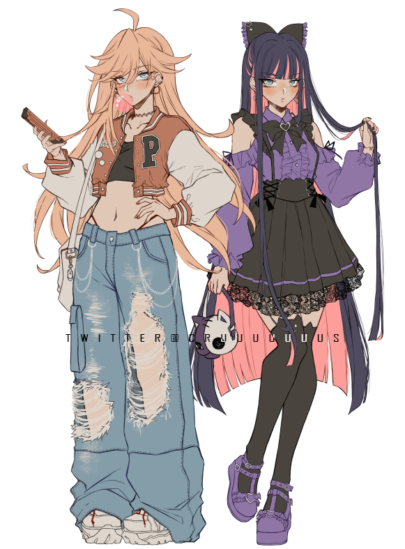 Cruuuuuuus's tweet photo. Casual Panty &amp; Stocking 🫣 https://t.co/cJ7T1DAjHE