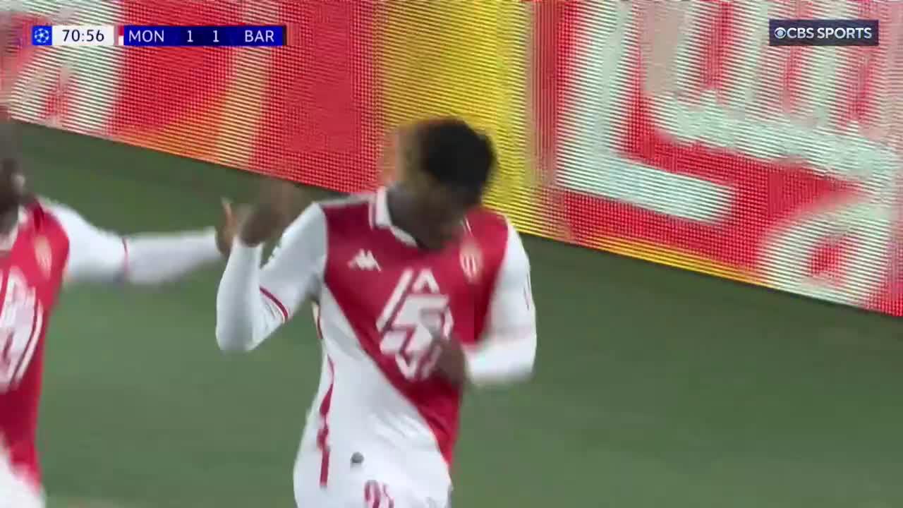 18-year-old George Ilenikhena becomes Monaco's YOUNGEST Champions League goalscorer breaking Kylian Mbappe's record set in 2017 🌟That assist from Vanderson though 🔥