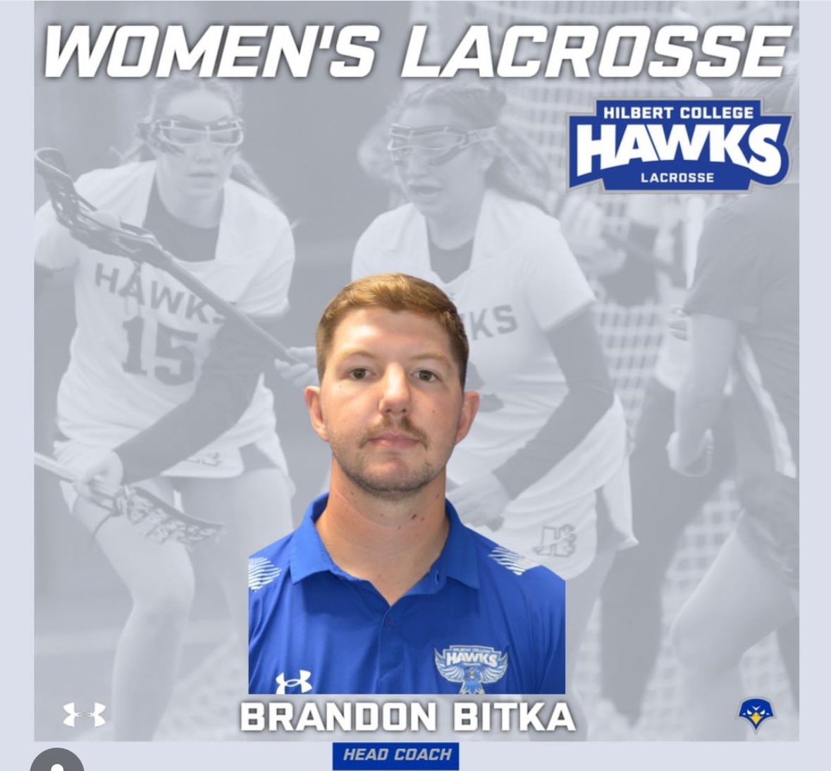 Another 🚨🚨🚨🚨🚨🚨

Brandan Bitka named the new Head coach for  Hilbert Women’s Lacrosse 

The former Hawks grad shifts to women’s lacrosse but is ready to go as coaching is in his family 
<a href="/CoachBitka/">Terry Bitka</a>  <a href="/EBitka/">Emily Bitka</a> 

#hawkyeah

hilberthawks.com/news/2024/9/19…