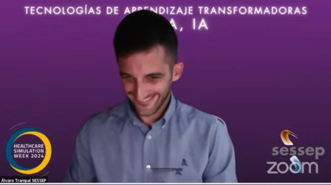 edusqo's tweet image. Fantástico webinar sobre inteligencia artificial, realidad virtual y realidad aumentada organizado por @Sessep_Esp en esta semana de la simulación en salud #hcsimweek
¡Gracias!
#SBME #MedEd #VR #360