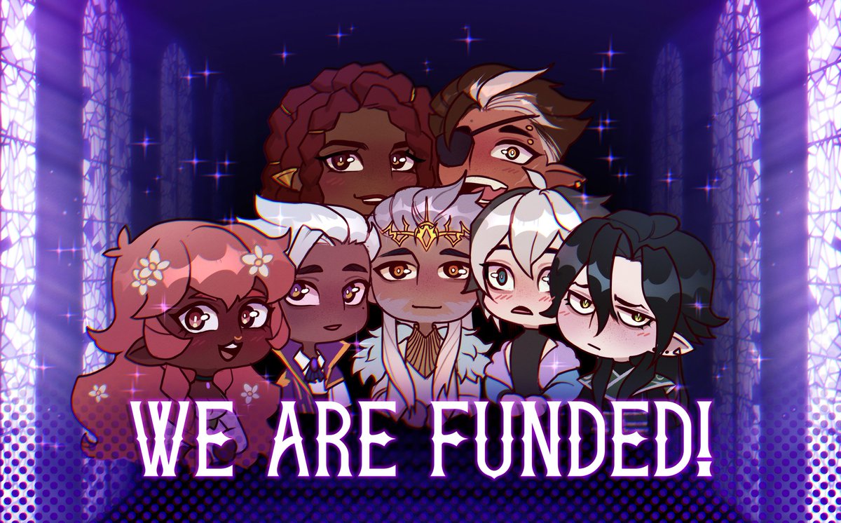 Ravenstar_Games's tweet photo. You all did it. Lost in Limbo is fully funded with still one week to go, and we can't be more grateful for the overwhelming support. We are at a loss of words 🥹💜

Now, let's aim for our first stretch goal! 💪✨

#otome | #visualnovel | #indiegame https://t.co/XFWNhzCYfB