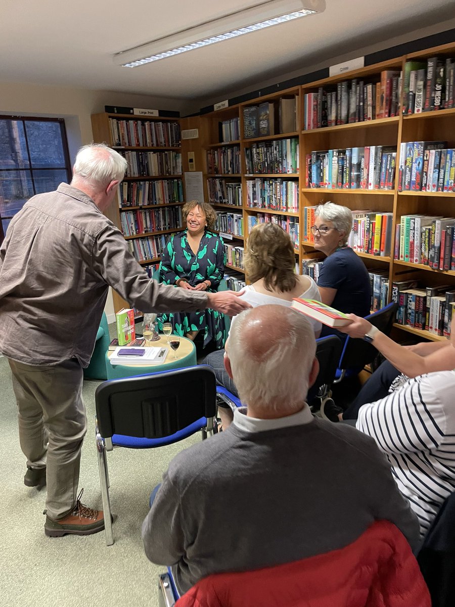 Nikki May (@nikkiomay) on Twitter photo Lovely local event at South Petherton Library today - brilliant chat. Thank you Mark for hosting, Hazel <a href="/winstonebooks/">Winstone Books Sherborne</a> for selling books and my Elaine’s (and Peter) <a href="/ElaineS94628394/">ReadWithYeovil</a> for being wonderful. 💚🦜
<a href="/radiomukhers/">Abir Mukherjee</a> <a href="/jennieg_author/">Jennie Godfrey</a> - you’re on the 🔥🔥🔥 shelf Lovely local event at South Petherton Library today - brilliant chat. Thank you Mark for hosting, Hazel <a href="/winstonebooks/">Winstone Books Sherborne</a> for selling books and my Elaine’s (and Peter) <a href="/ElaineS94628394/">ReadWithYeovil</a> for being wonderful. 💚🦜
<a href="/radiomukhers/">Abir Mukherjee</a> <a href="/jennieg_author/">Jennie Godfrey</a> - you’re on the 🔥🔥🔥 shelf