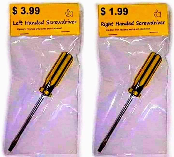 Neilfan12's tweet image. 🪛✋️ #Lefthanded #Screwdriver #Scam ✋️🪛