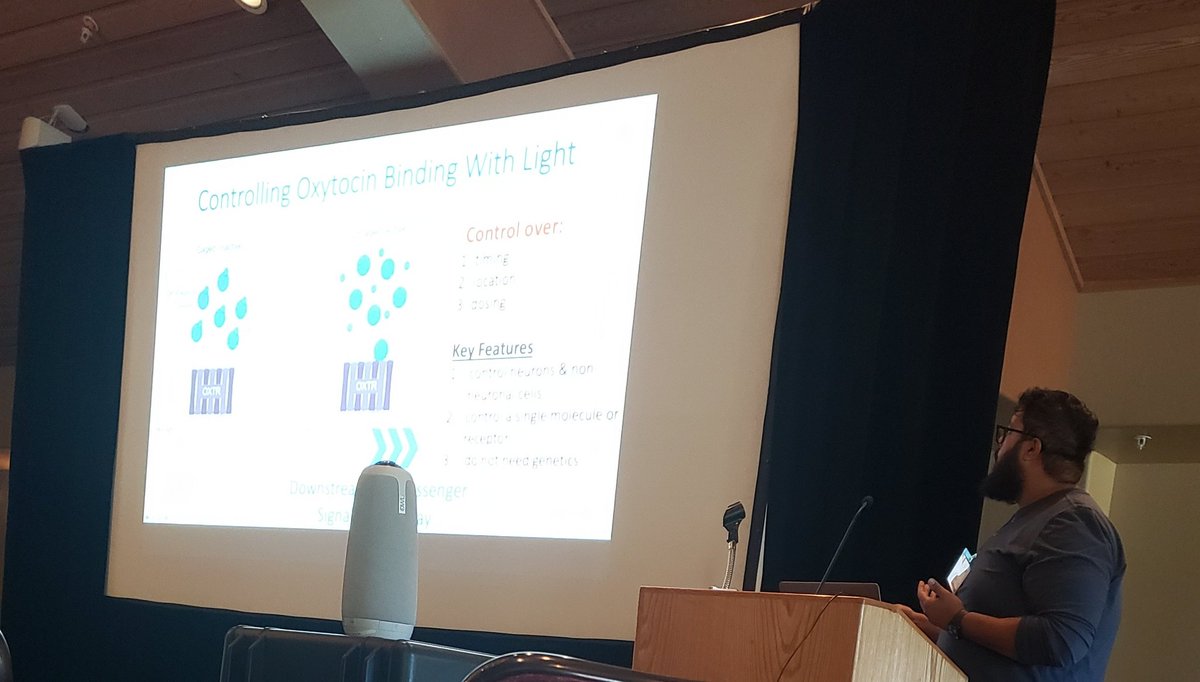 Learning the role of neuropeptide in behavior and physiology from brand new PI, <a href="/iaahmed123/">Ismail Ahmed</a> at #Neurobiology Retreat 2024, UofU. Place: Deer Valley.