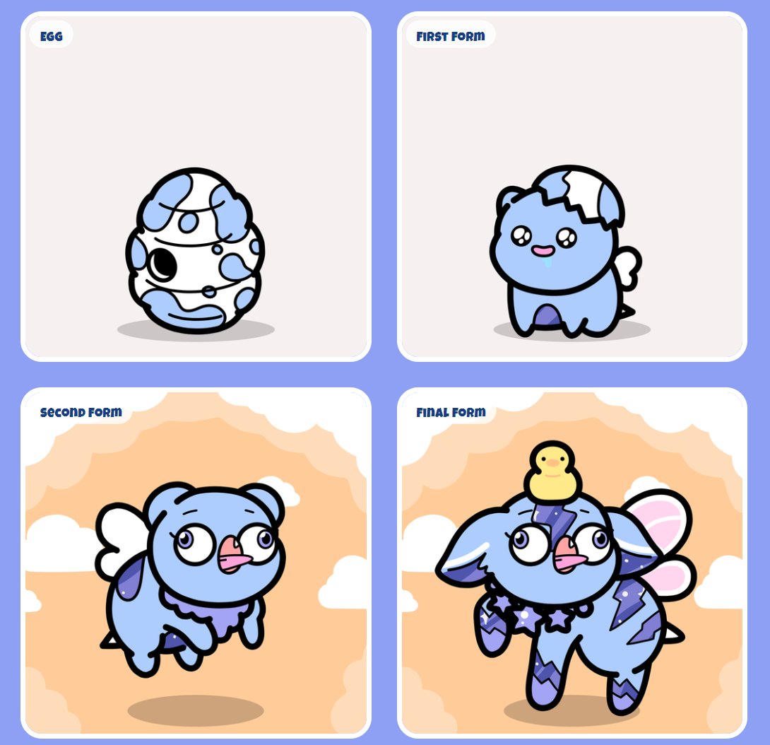 My craziest Crazy Pet reached final form today! 🎉🥰

#CrazyPets #onPolygon