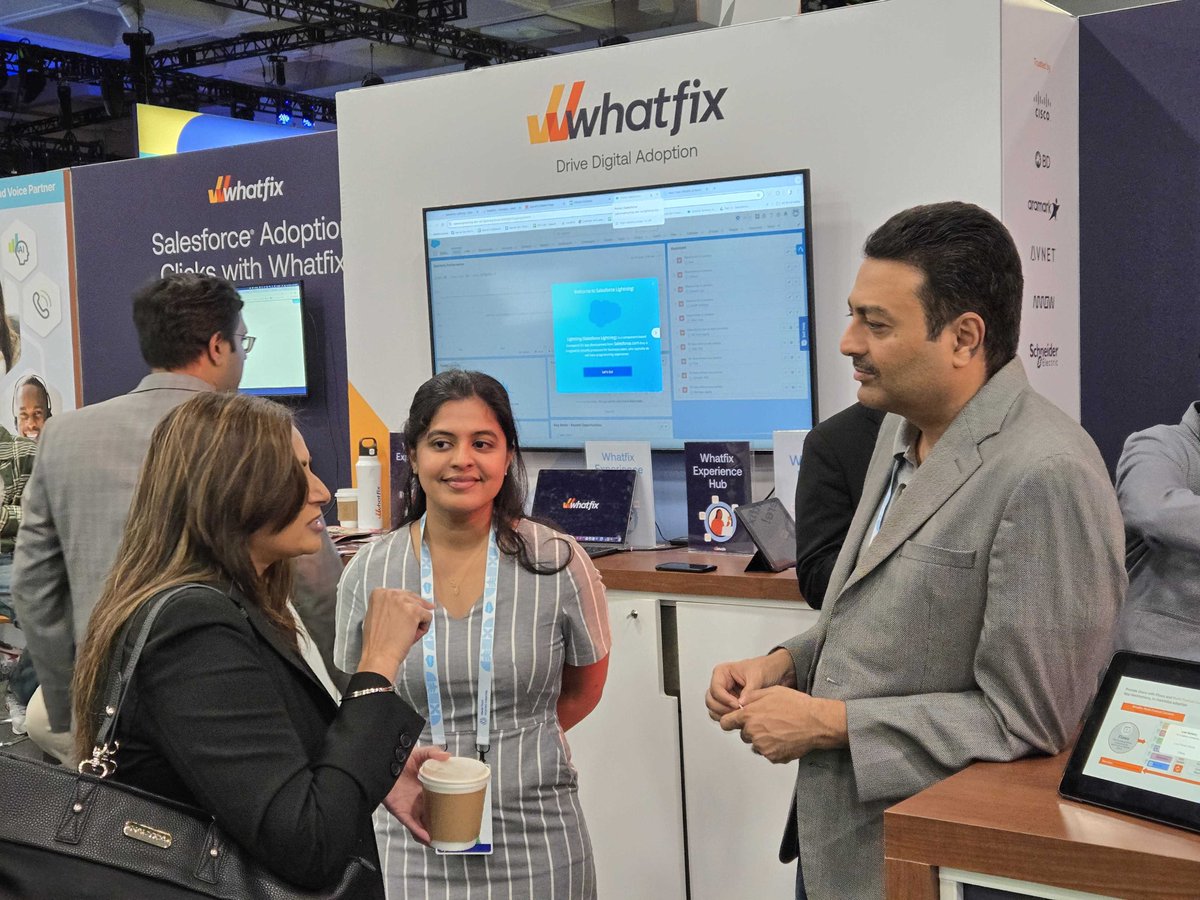 whatfix's tweet image. Only 2 hours left, and our booth is buzzing with energy! 🎉

Don&apos;t miss out—come see us at booth #401. We&apos;d love to connect with you before the event wraps up!

#DF24 | #whatfix | #DREAMFORCE2024