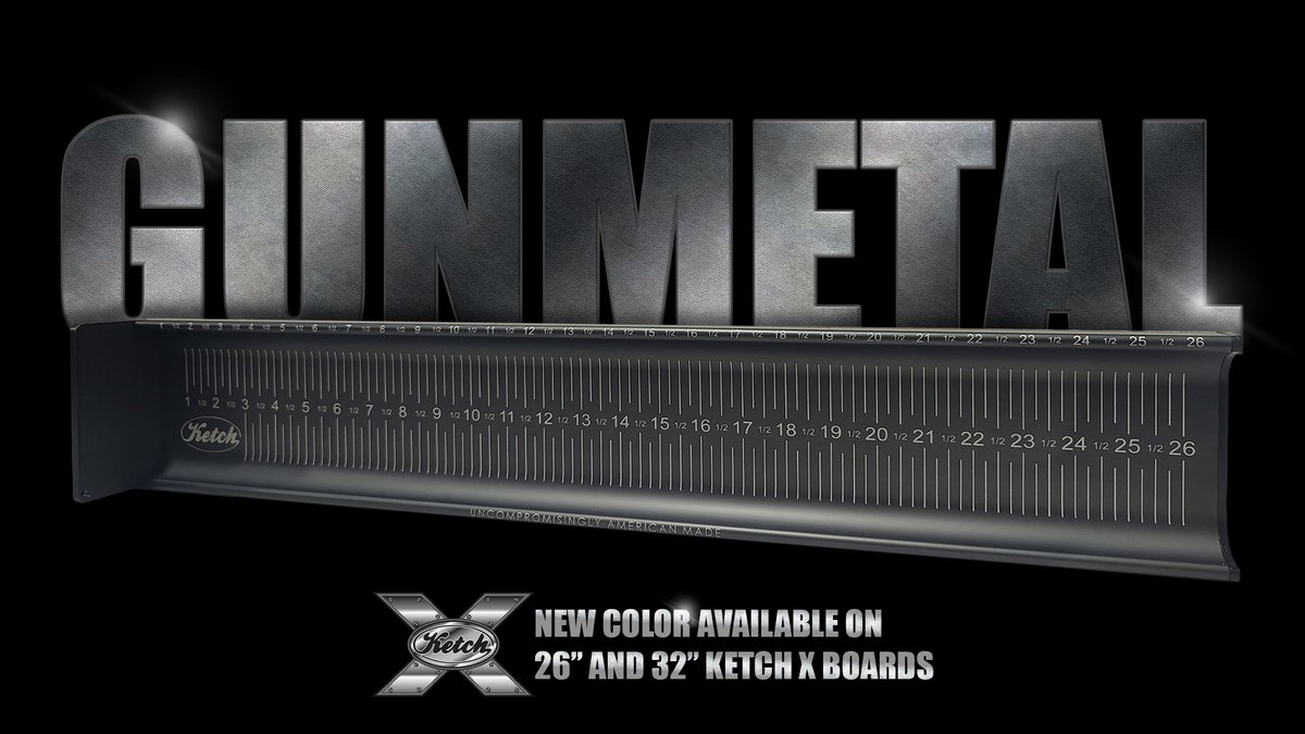 New color available in our Ketch X 26" and 32" Fish Measuring Boards.