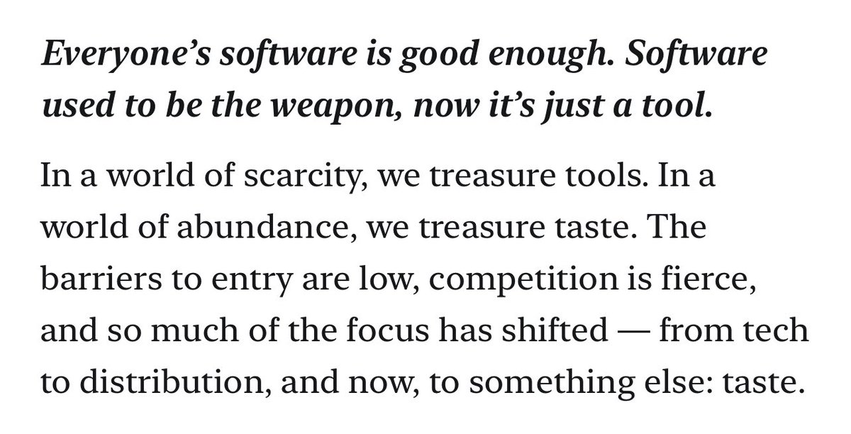 anuatluru's tweet image. Taste is eating Silicon Valley.