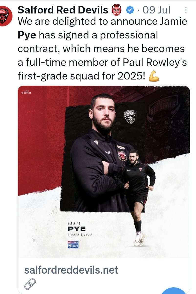 big_als1234's tweet photo. @SalfordWalshy @M4TTY_2000 @SalfordDevils He already signed back in July https://t.co/WbLvBcrGXY
