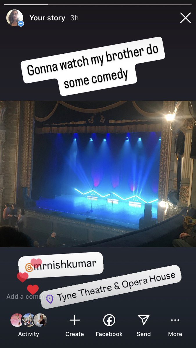 Ellie Kumar (@3rdtimethecharm) on Twitter photo Soooo I made a joke on Instagram before seeing <a href="/MrNishKumar/">Nish Kumar</a> in #Newcastle tonight - given we share a surname and are both British Asians…
A LOT of people are now asking why I never bring my more successful brother to parties… 🙈 Soooo I made a joke on Instagram before seeing <a href="/MrNishKumar/">Nish Kumar</a> in #Newcastle tonight - given we share a surname and are both British Asians…
A LOT of people are now asking why I never bring my more successful brother to parties… 🙈