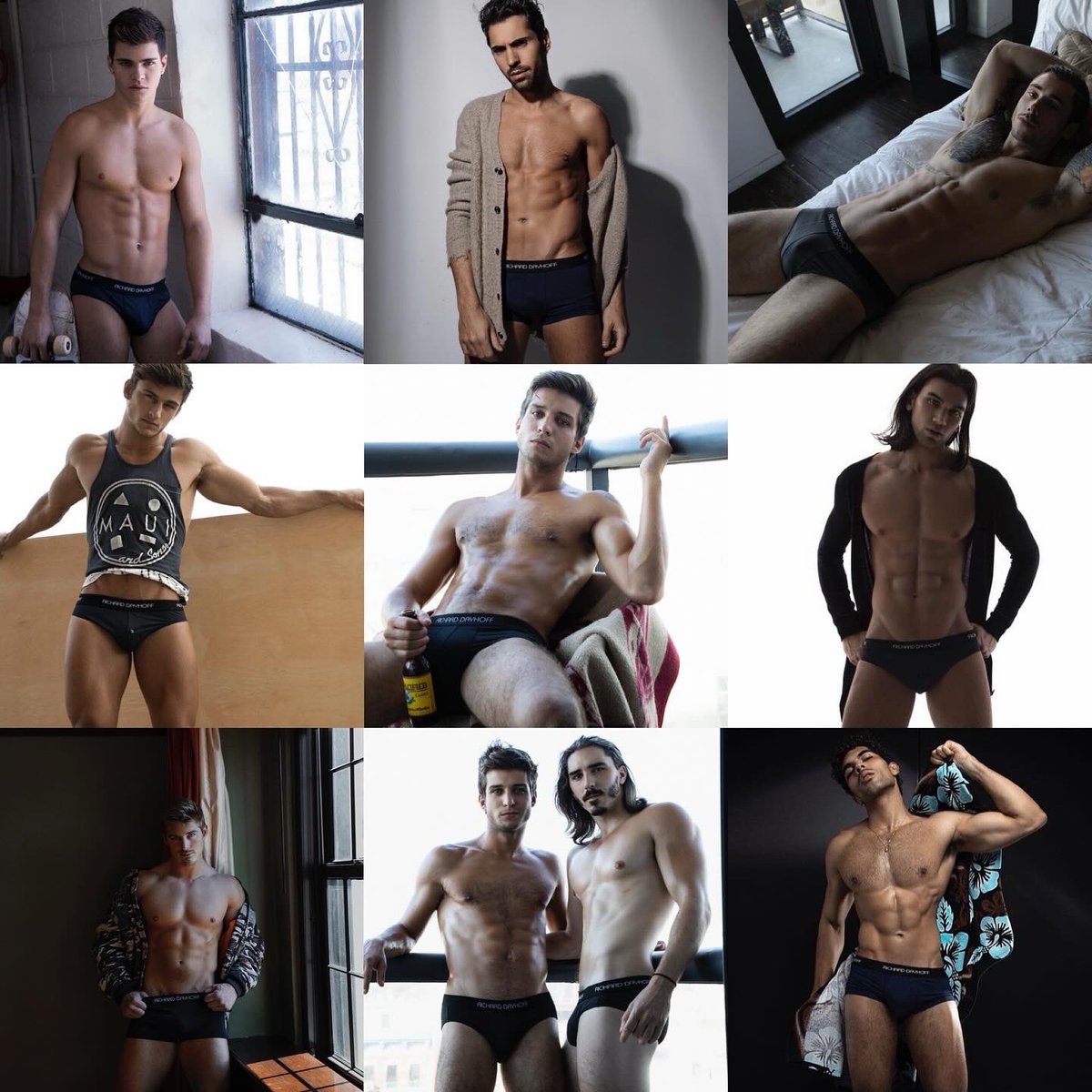 The artistry of RICK DAY #rickday #rickdaynyc #richarddayhoff #richarddayhoffunderwear