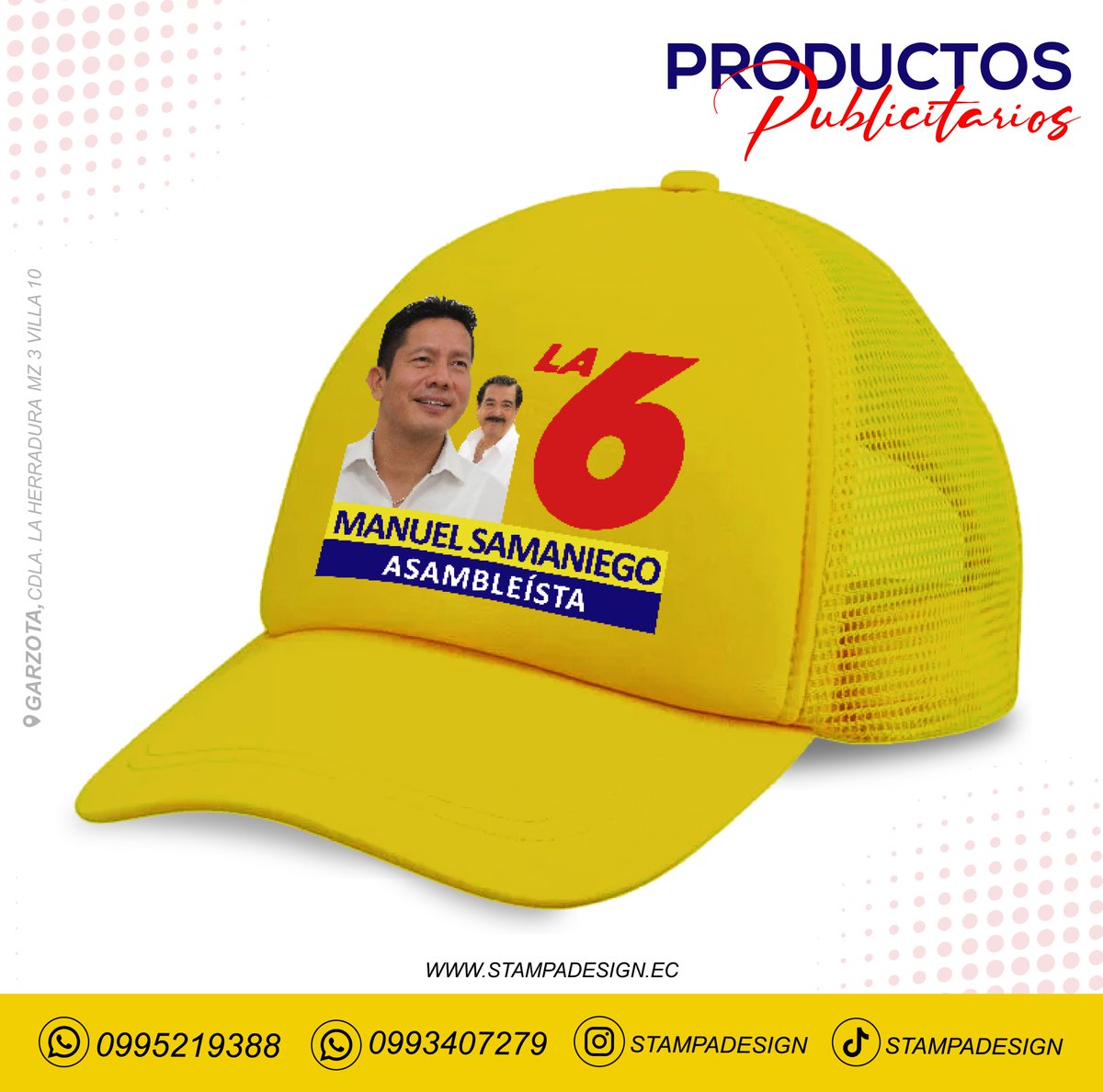 StampaDesignEc's tweet image. Productos Promocionales para campaña electoral.🇪🇨

¡Escríbenos Para Cotizaciónes!

📱0995219388 - 0993407279

Dirección:
Garzota, Cdla, La Herradura Mz 3 villa 10

#presidente2025 #sublimados #estampados #camisetaspersonalizadas
#gorras #buzos #guayaquil #ecuador