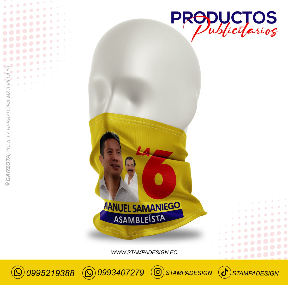 StampaDesignEc's tweet image. Productos Promocionales para campaña electoral.🇪🇨

¡Escríbenos Para Cotizaciónes!

📱0995219388 - 0993407279

Dirección:
Garzota, Cdla, La Herradura Mz 3 villa 10

#presidente2025 #sublimados #estampados #camisetaspersonalizadas
#gorras #buzos #guayaquil #ecuador