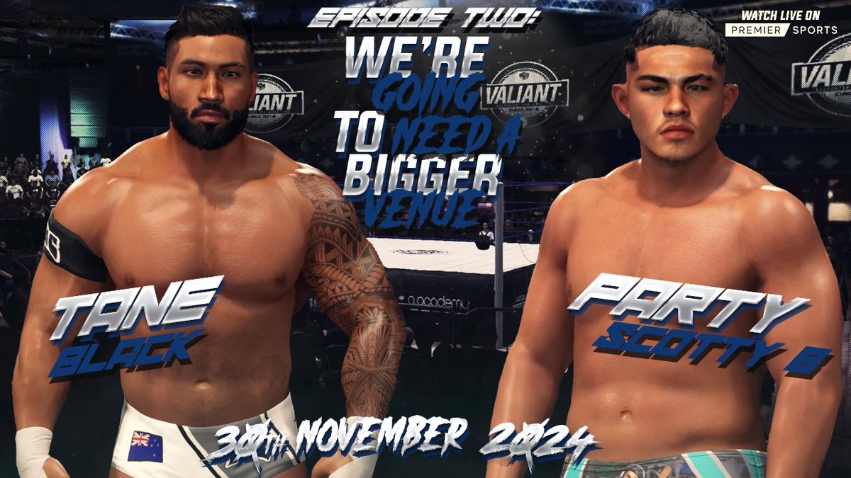 More Episode 2 news flying in!

DHC's ICEMAN Tane Black looks to keep his cold streak going as he faces off against Valiants resident DJ Party Scotty B!