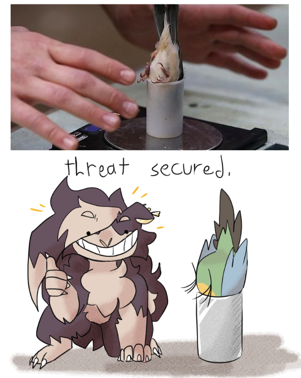 <a href="/pmdobt/">PMD: On Borrowed Time</a> I know the fanart submissions are closed and all, but I was struck by inspiration. It's funny to me that this is the first idea for OBT fanart I had that motivated me enough to actually draw...btw Julius was incredibly fun to draw in your style!