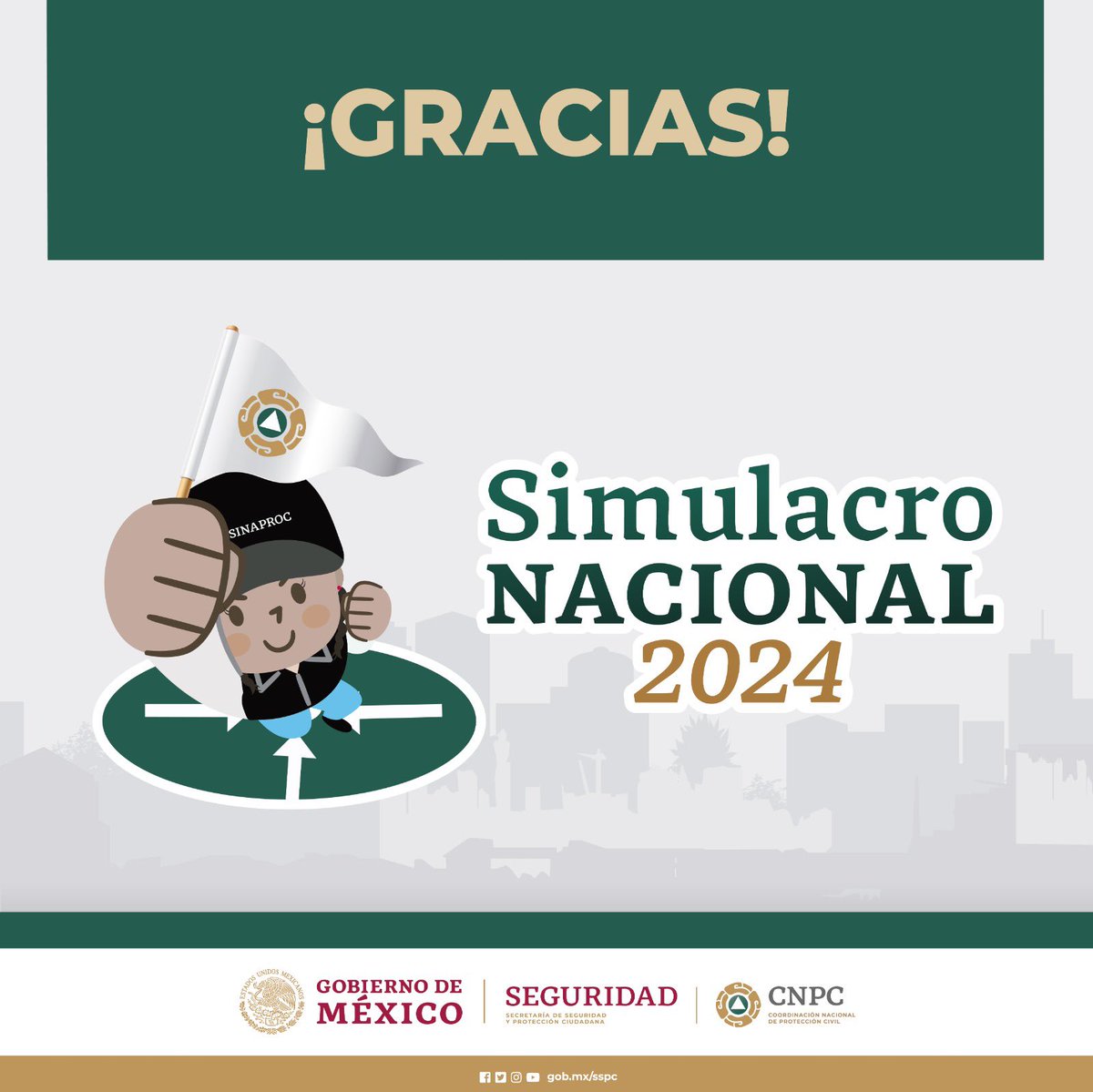 Coordinación Nacional de Protección Civil tweet media
