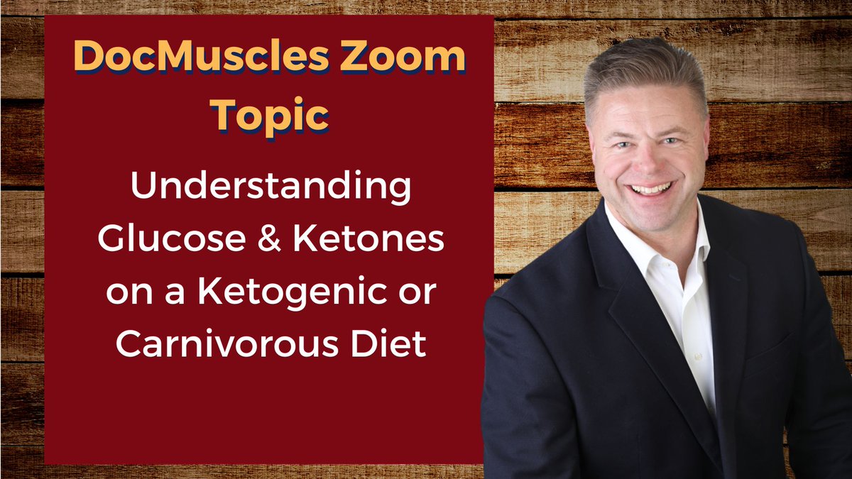DocMuscles's tweet image. Zoom Topic Tonight . . . Understanding Glucose and Ketones on a Ketogenic or Carnivorous Diet
So much confusion about this topic . . .
Find out this evening in our KetoClan Zoom Meeting
6pm MST
Join us today!
members.docmuscles.com/join-the-ketok…