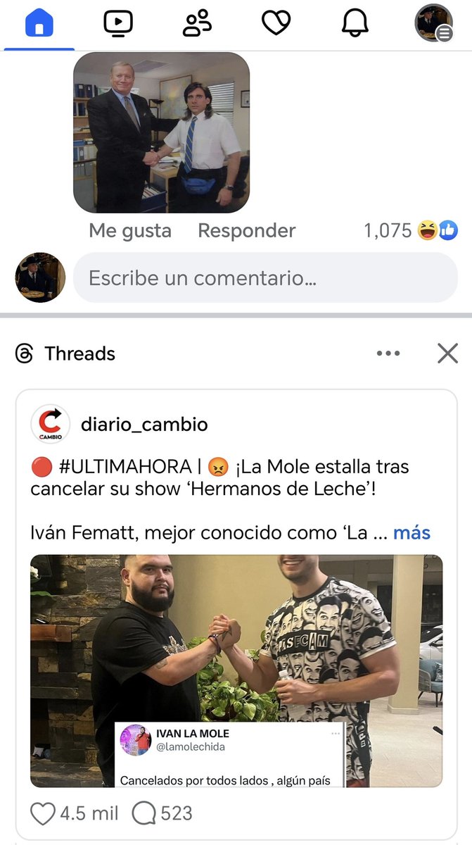 AletsGarza__'s tweet photo. No sé, me dio risa la coincidencia 
(Equis la nota de threads)

@lamolechida https://t.co/eqxuFLrddH