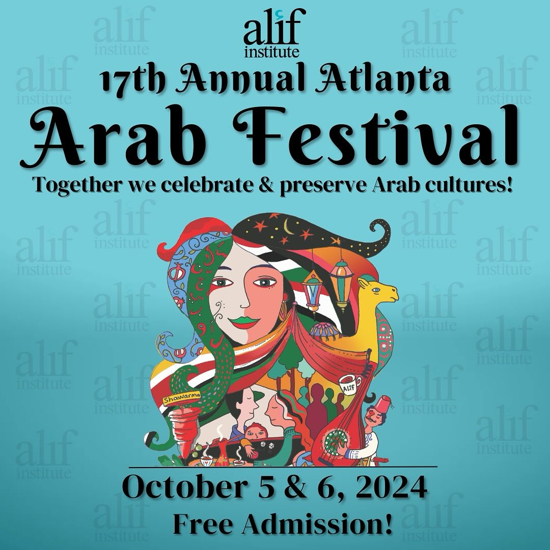 Looking forward to another fun filled two days on October 5th &amp; October 6th. See you all at the 17th Atlanta Arab Festival.

Address: 3288 Marjan Drive, Atlanta, Georgia 30340

Time: 11:00 am -6:00 pm