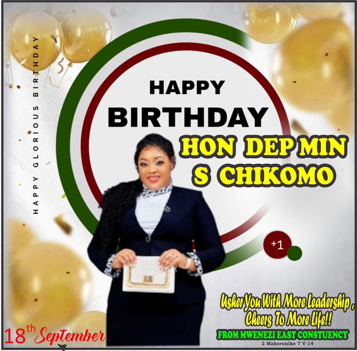 Yesterday, Deputy Minister <a href="/ChikomoSheillah/">Hon Sheillah Chikomo</a> celebrated her 34th birthday. Muyouth manyama! <a href="/TendaiChirau/">Tendai Chirau</a> <a href="/ChadokaTrent/">Trent Chadoka</a> @zoom